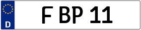 Truck License Plate